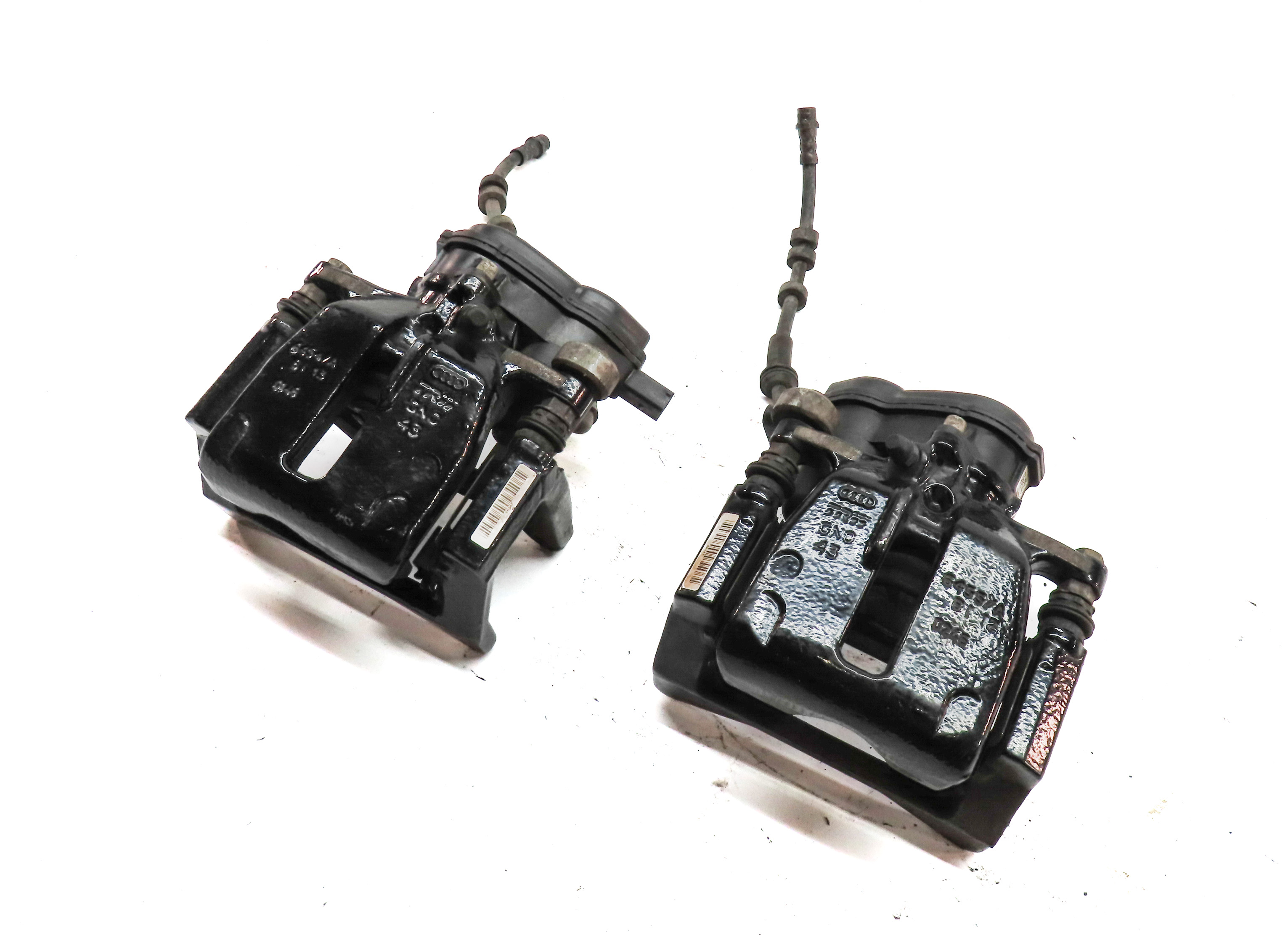 2013-2017 AUDI S4 S5 RS5 SQ5 (B8 8K 8T 8R) REAR BRAKE CALIPER SET (12.99" ROTOR) — exact item pictured